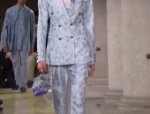 时装走秀透视服装女装西服,时装走秀透视女装西服的潮流演绎
