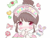 卡通可爱女生图片,萌动时光，捕捉青春风采”